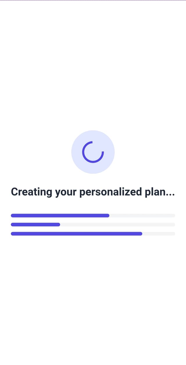 Personal Plan Creation