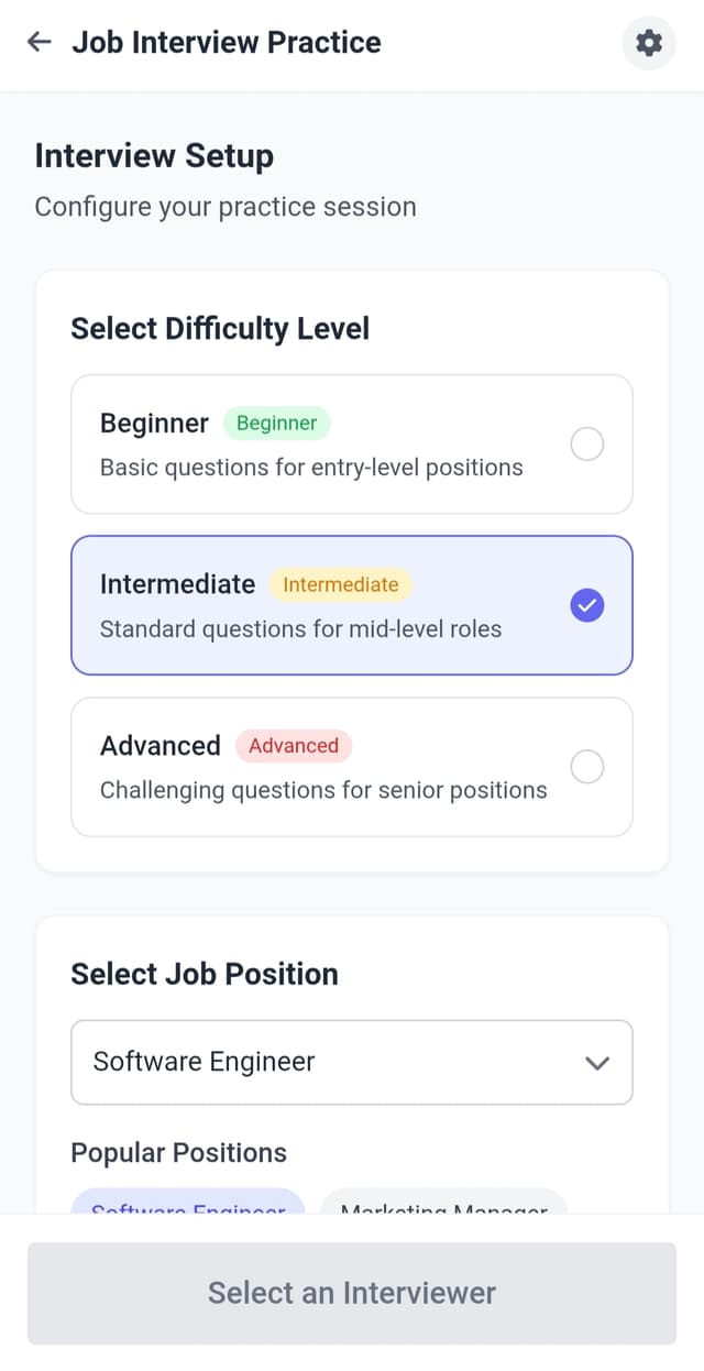 Scenario Selection