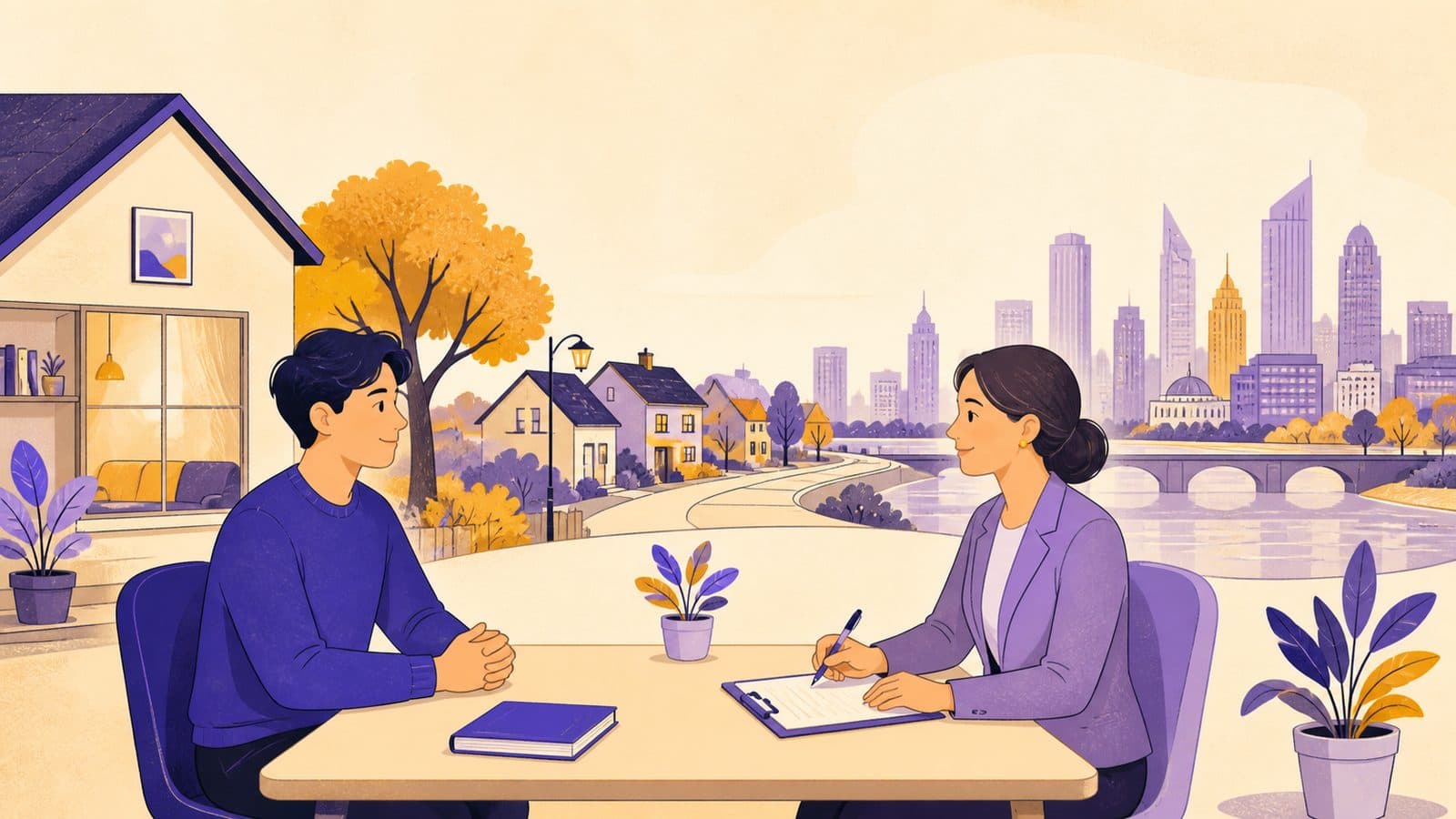 Illustration opening the chapter Part 1: Home and Hometown: Part 1 is not a warm up, it is already being scored, and these are the questions every single candidate is asked before anything harder arrives.