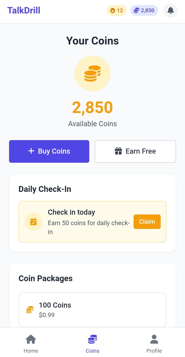 Daily Free Coins