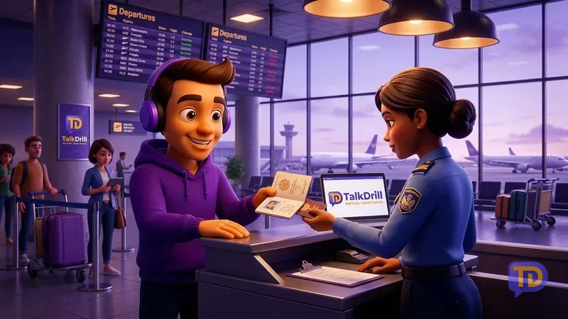 Airport English: Immigration, Boarding & Baggage (Roleplay Scripts)