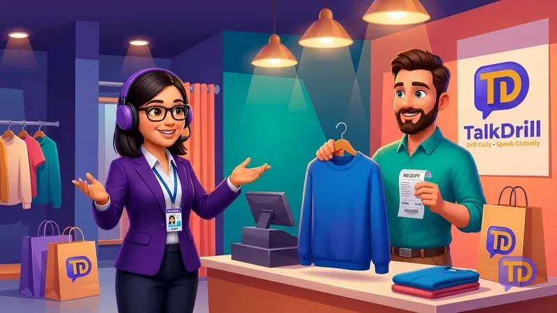 Shopping English: Bargaining, Returns & Complaints (Roleplay Scripts)