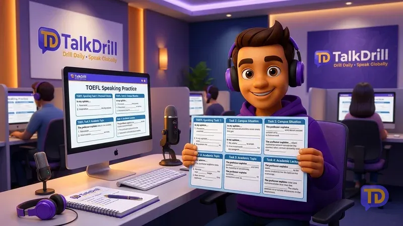 TOEFL Speaking Templates & Scripts for Every Task: Score 26+ Guide