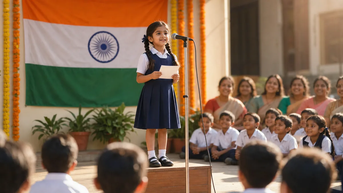 Independence Day Speech for Kids: Easy Speeches for Class 1 to 5