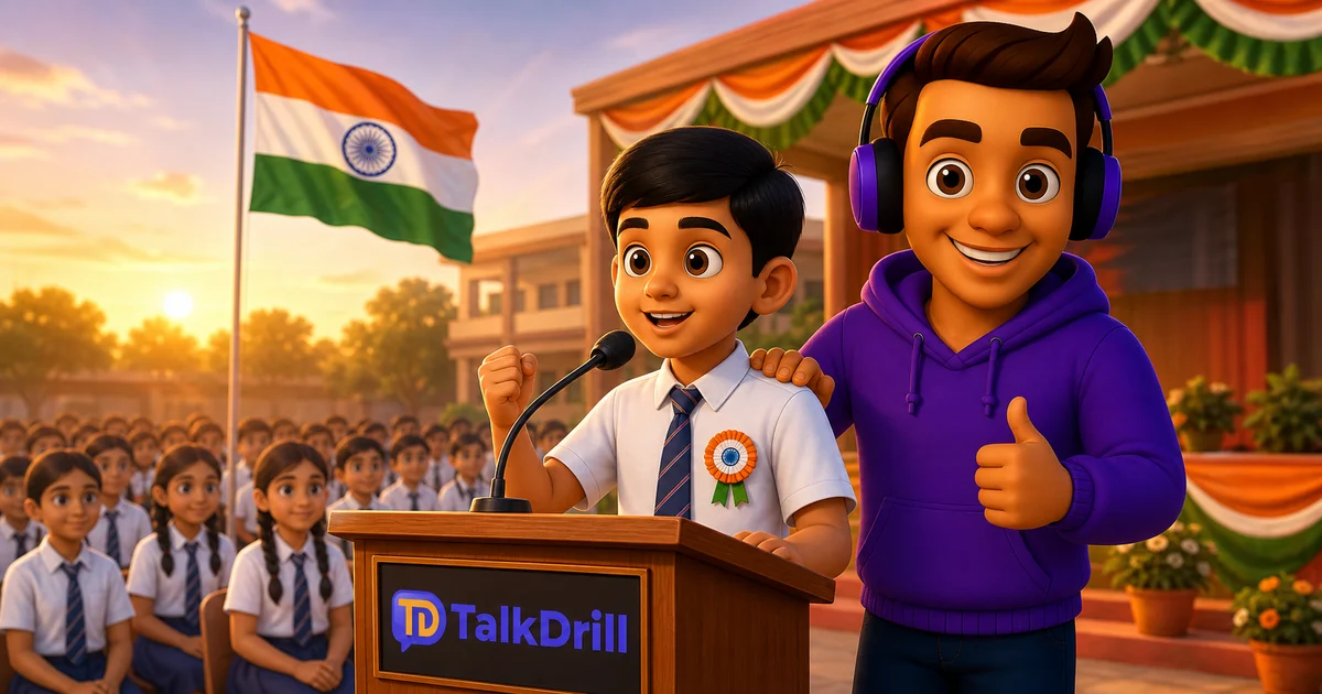 15 August Speech in Hindi and English 2026 (Line by Line Bhashan)