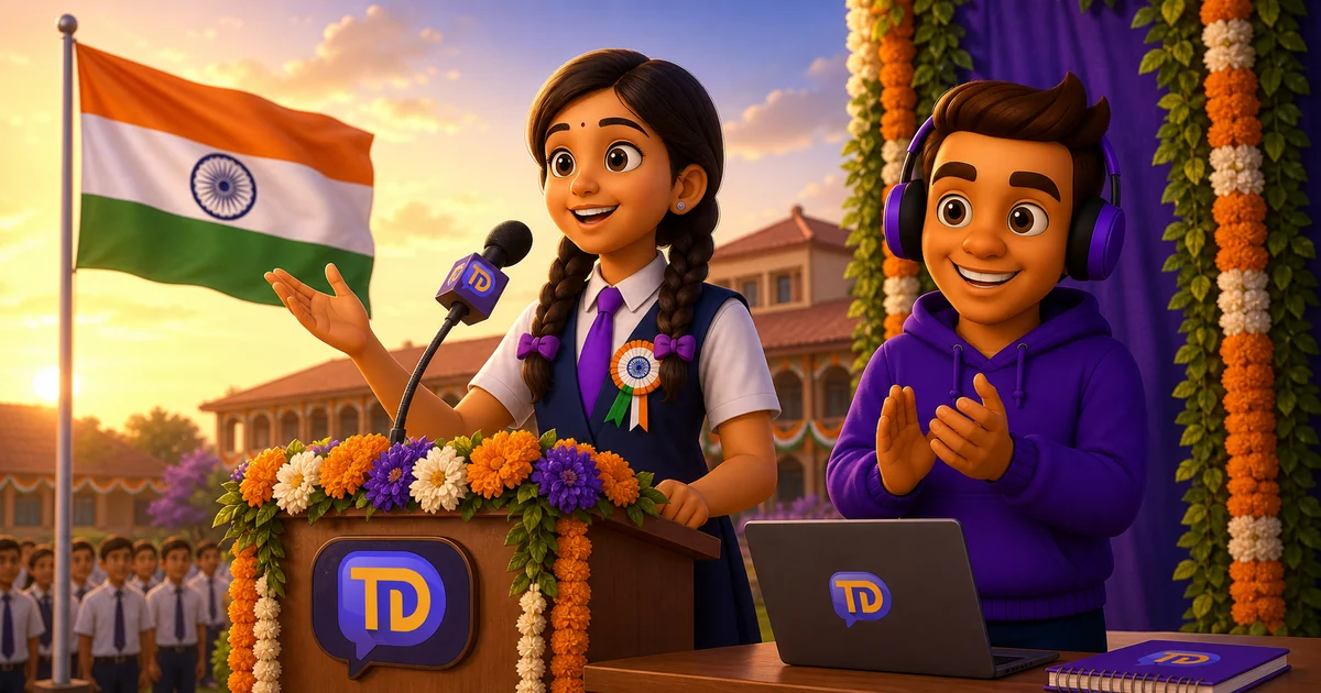15 August Speech in Marathi and English 2026 (Line by Line Bhashan)