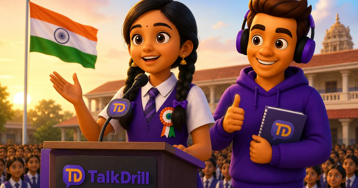 15 August Speech in Tamil and English 2026 (Line by Line Pechu)