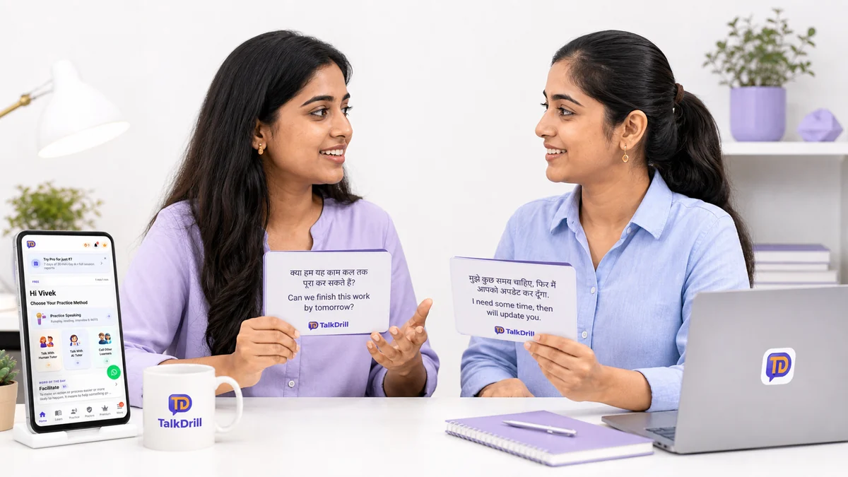 70 Daily Use English Sentences with Hindi Meaning (Hindi to English)