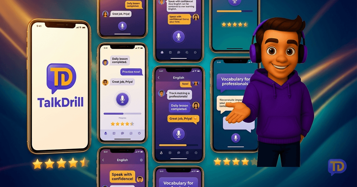 Best English Speaking Apps in India 2026 | Ranked | TalkDrill