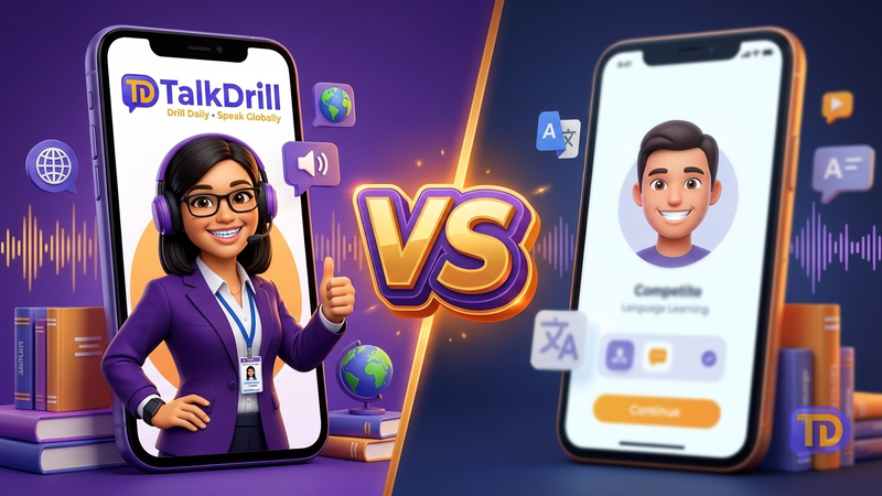 TalkDrill vs Busuu: Conversation Practice vs Course-Based Learning
