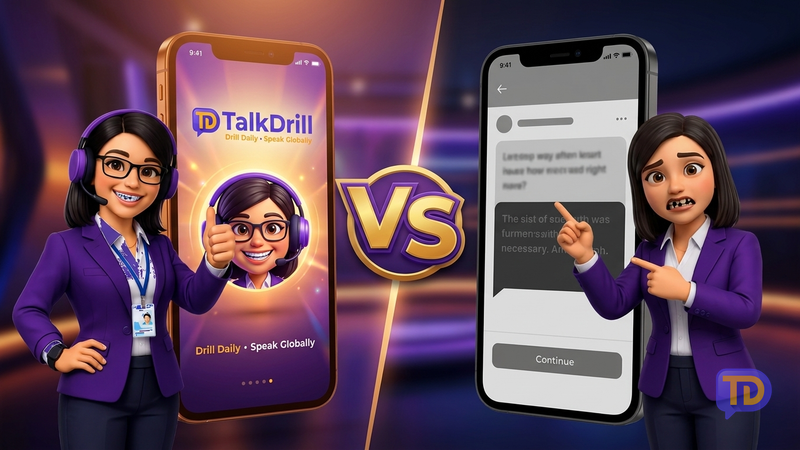 TalkDrill vs FluentU: AI Roleplay vs Video-Based Learning