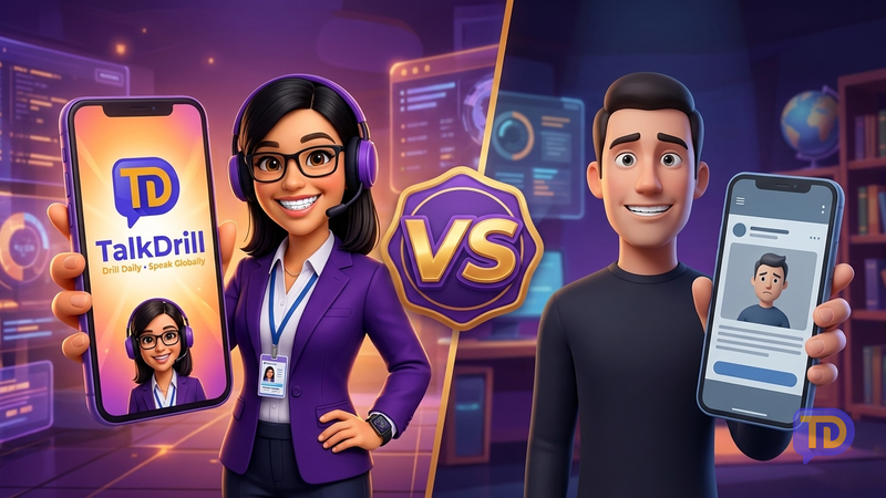 TalkDrill vs Lingoda: AI Practice vs Live Group Classes