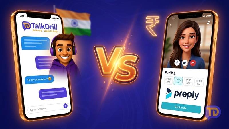TalkDrill vs Preply: Which Is Better for Indian Learners?